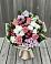 Букет цветов из: Альстромерии, Гвоздики, Розы и Хризантемы в Катайске