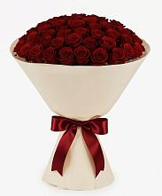 Букет 101 Бордовая роза Блэк Бакарра в Катайске