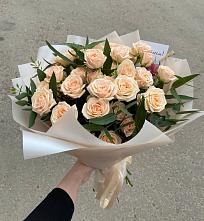 Букет Кремовые розы Латте в Катайске
