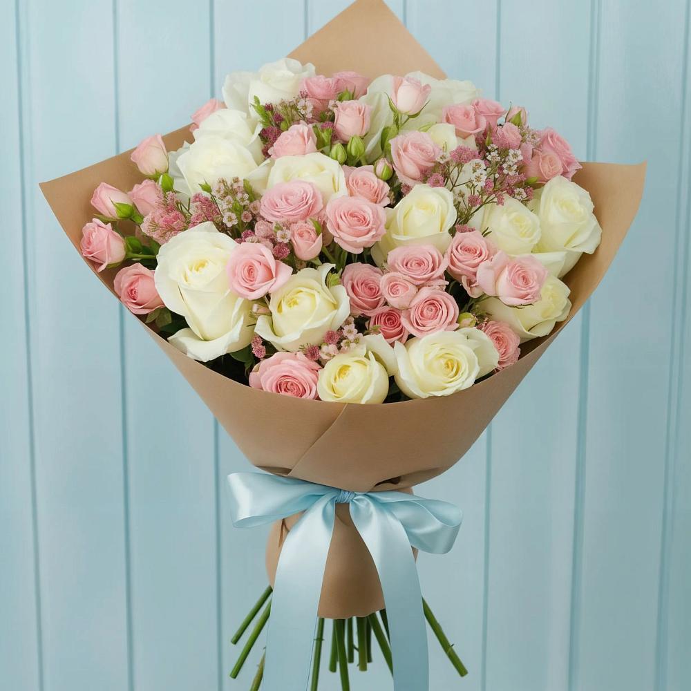 Букет цветов из: Розы в Катайске