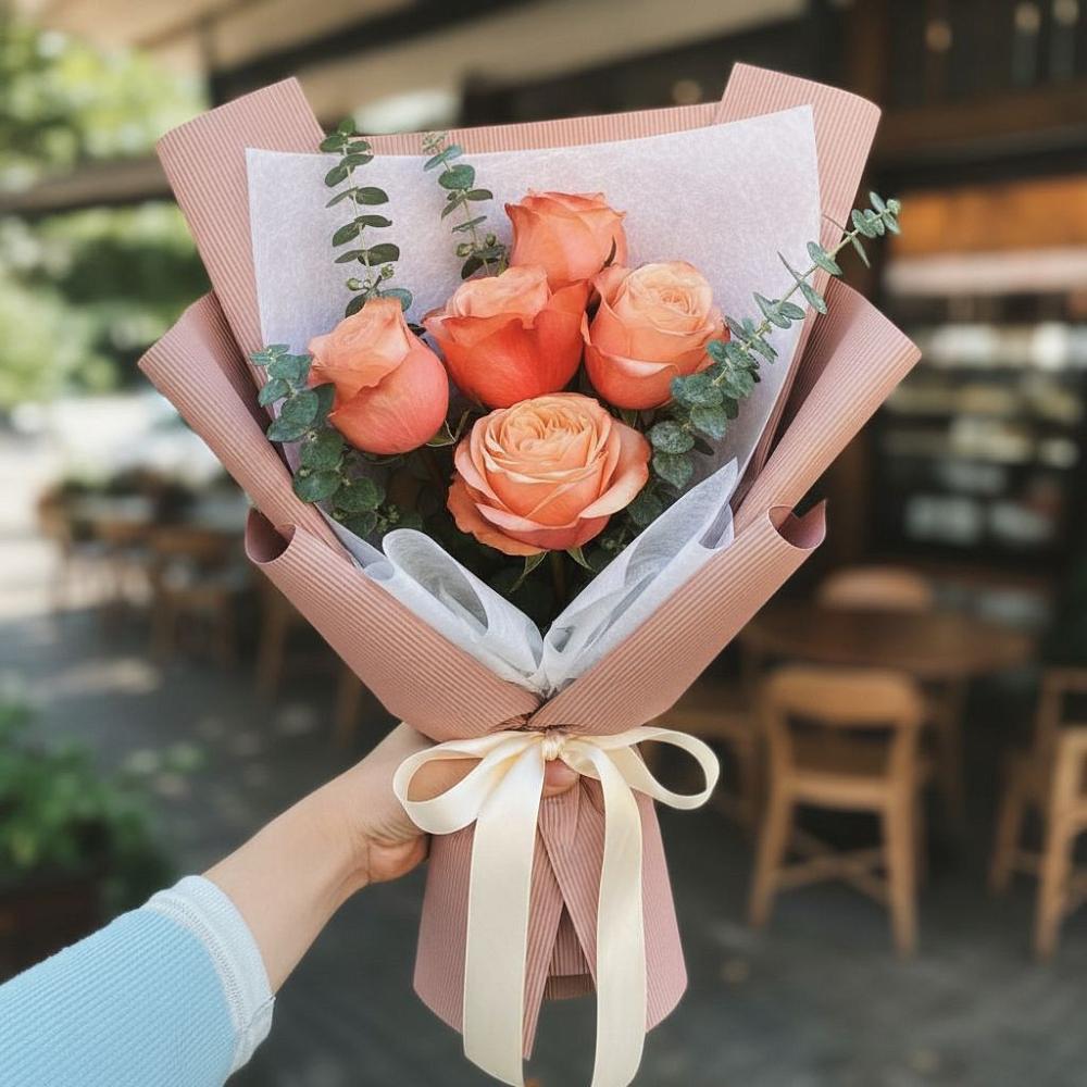 Букет цветов из: Розы в Катайске