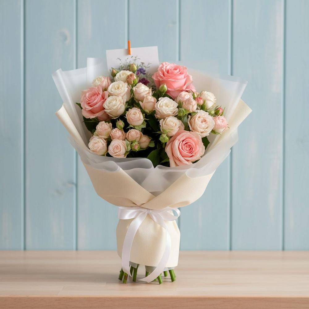 Букет цветов из: Розы в Катайске