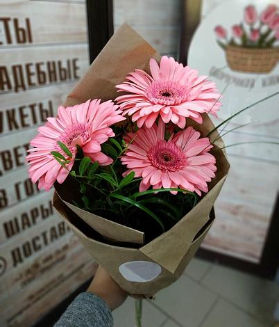 Букет цветов из: Герберы в Катайске