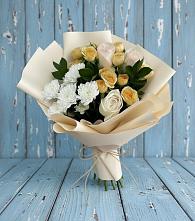Букет цветов из:  Розы и Хризантемы #REPLACE_PRED# Катайске