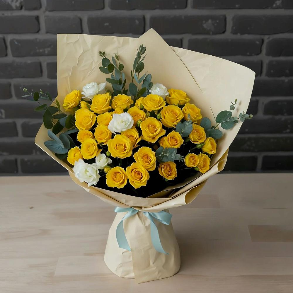 Букет цветов из: Розы в Катайске