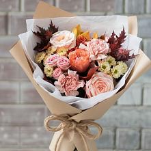 Букет цветов из:  Гвоздики, Хризантемы и Розы в Катайске