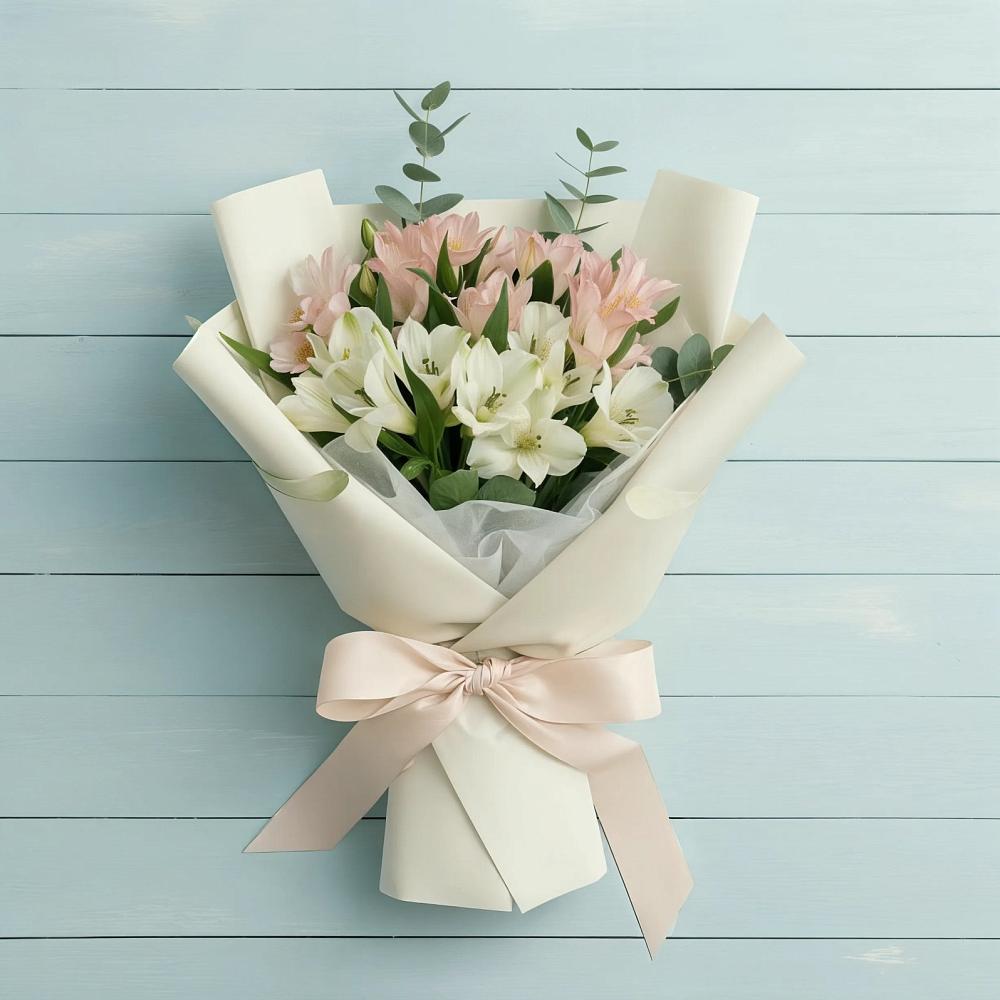 Букет цветов из: Альстромерии в Катайске