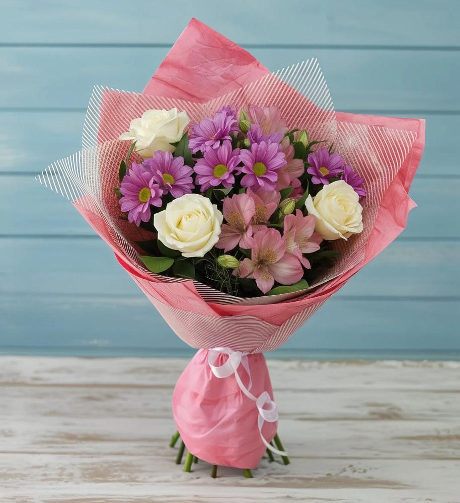 Букет цветов из: Герберы в Катайске