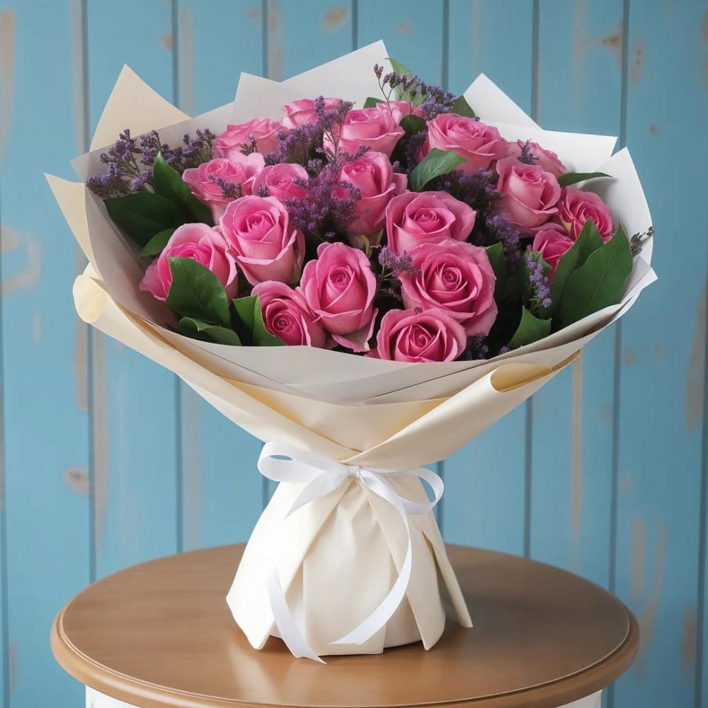 Букет цветов из: Розы в Катайске